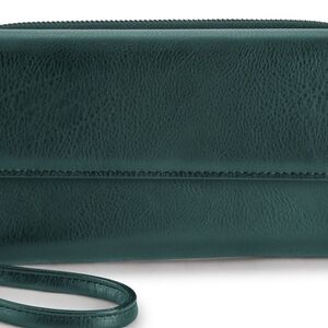 Ainsley Emerald Green Wristlet